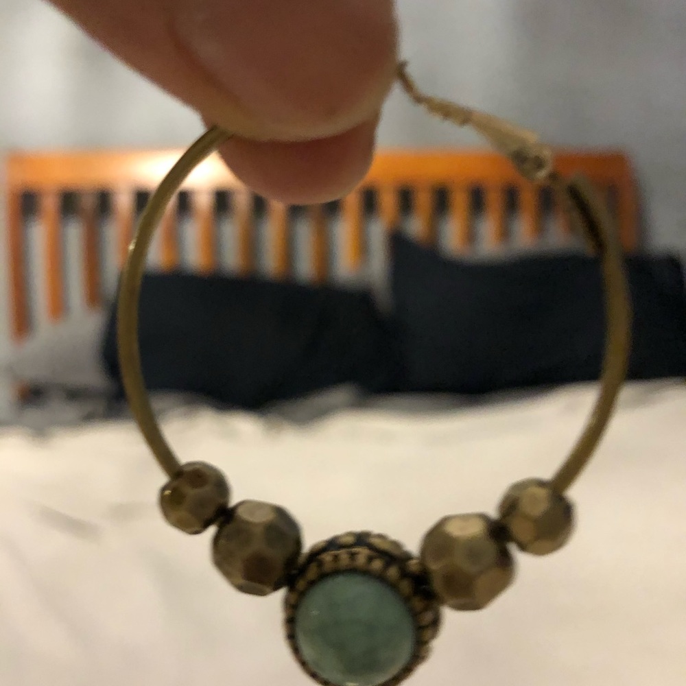 Cute loop earrings - Picture 2 of 6